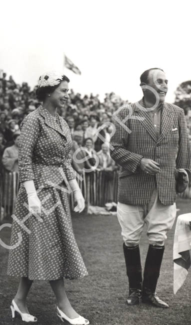 1953 Coronation Cup HM and Lord Cowdray